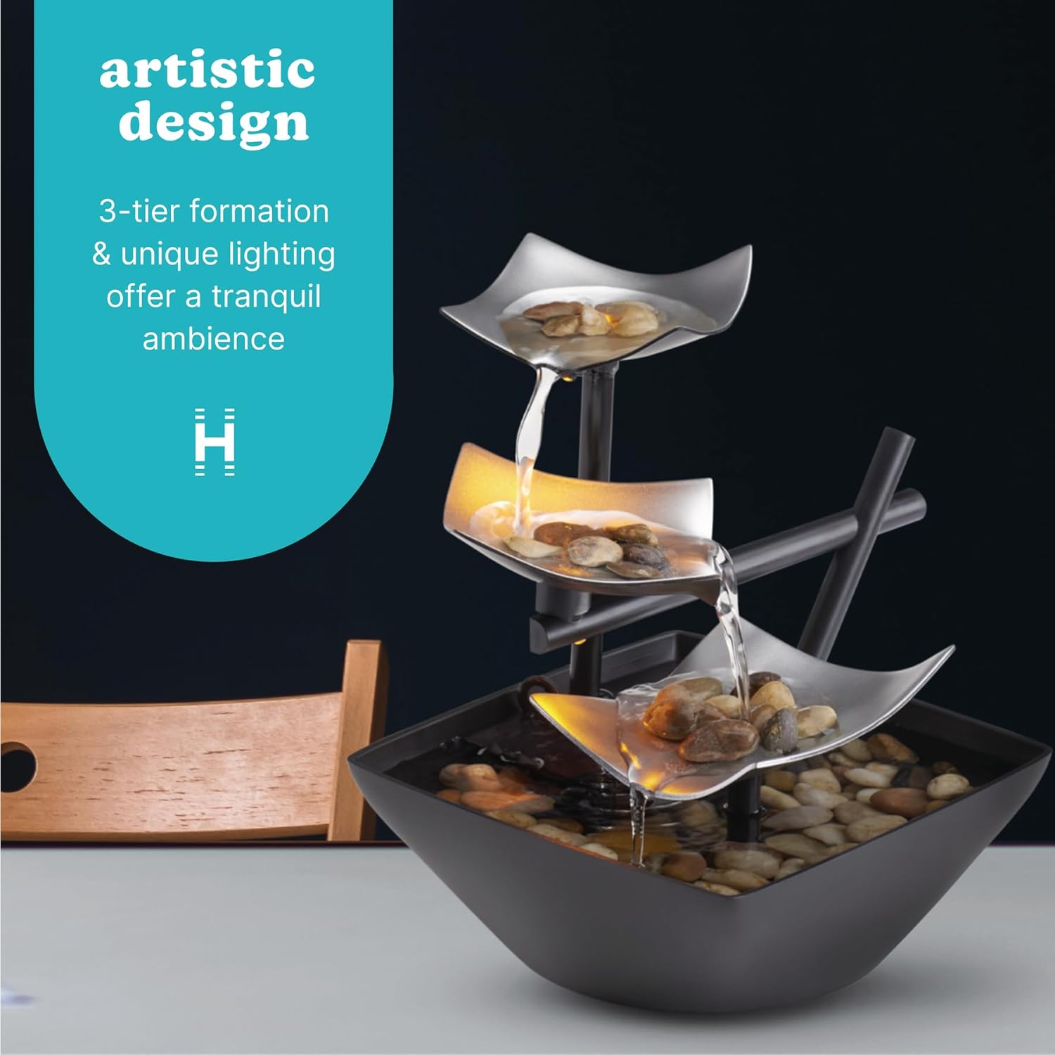 Calming Tabletop Zen Fountain